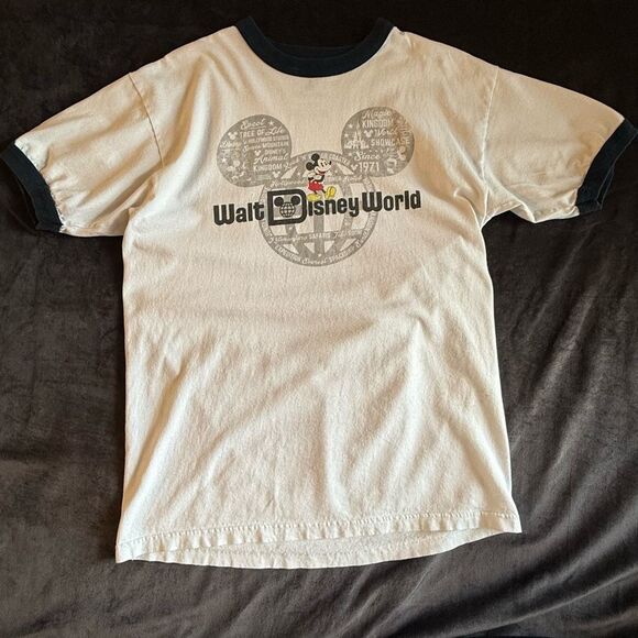 Mickey Disney Ringer Tee Mens L Retro Park Style Disneycore - Picture 12 of 15